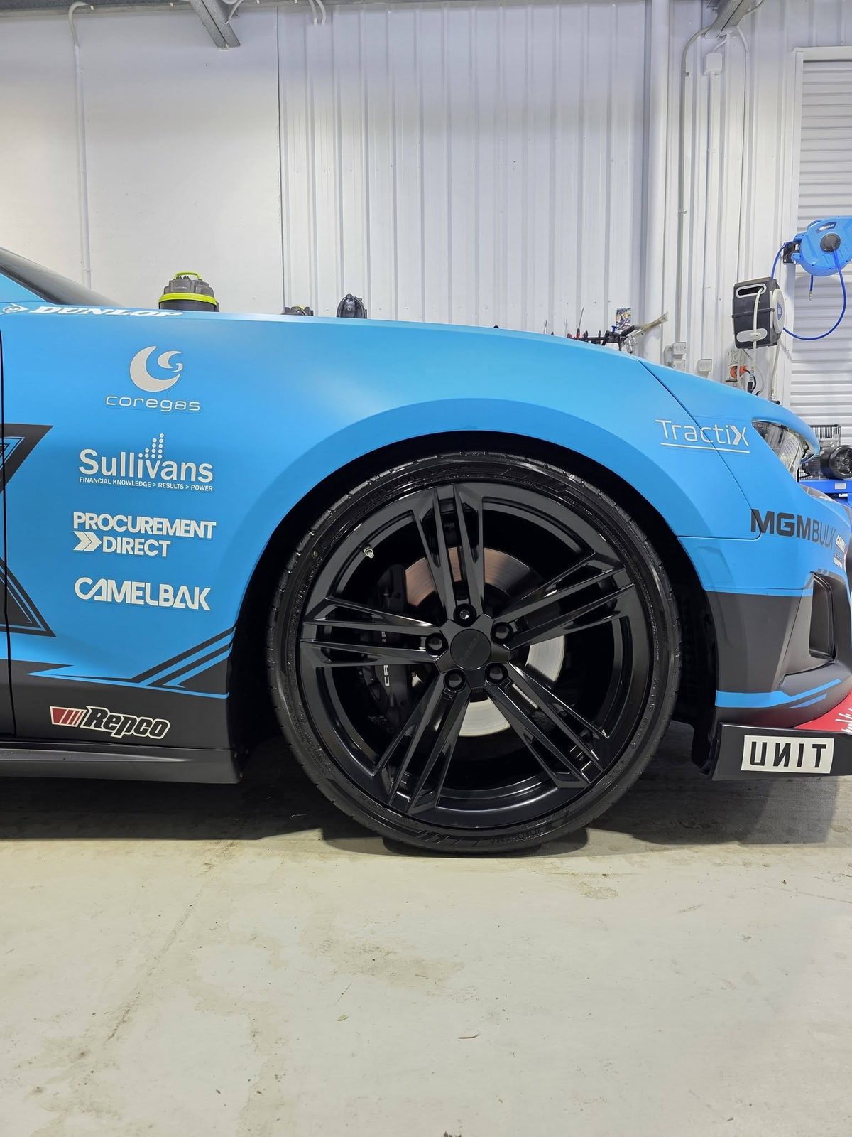 Race livery wheel detailing, Central West NSW
